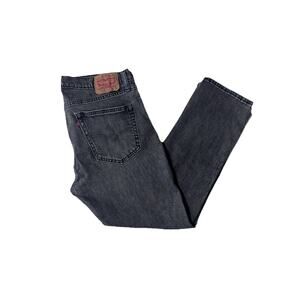 Levi’s 511 Men’s Straight Fit Black Washed - Size 36x30